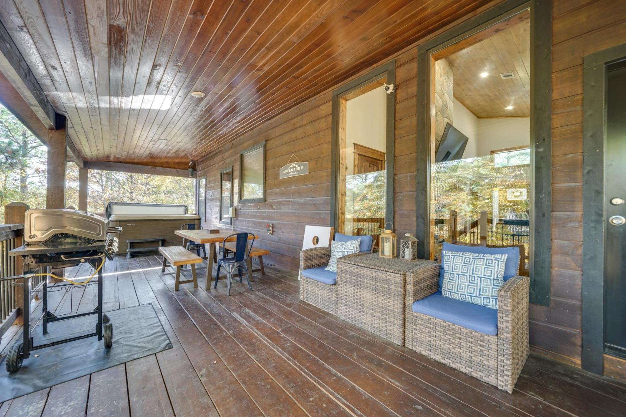 Broken Bow Family Cabin With Fireplace And Hot Tub! Zewnętrze zdjęcie